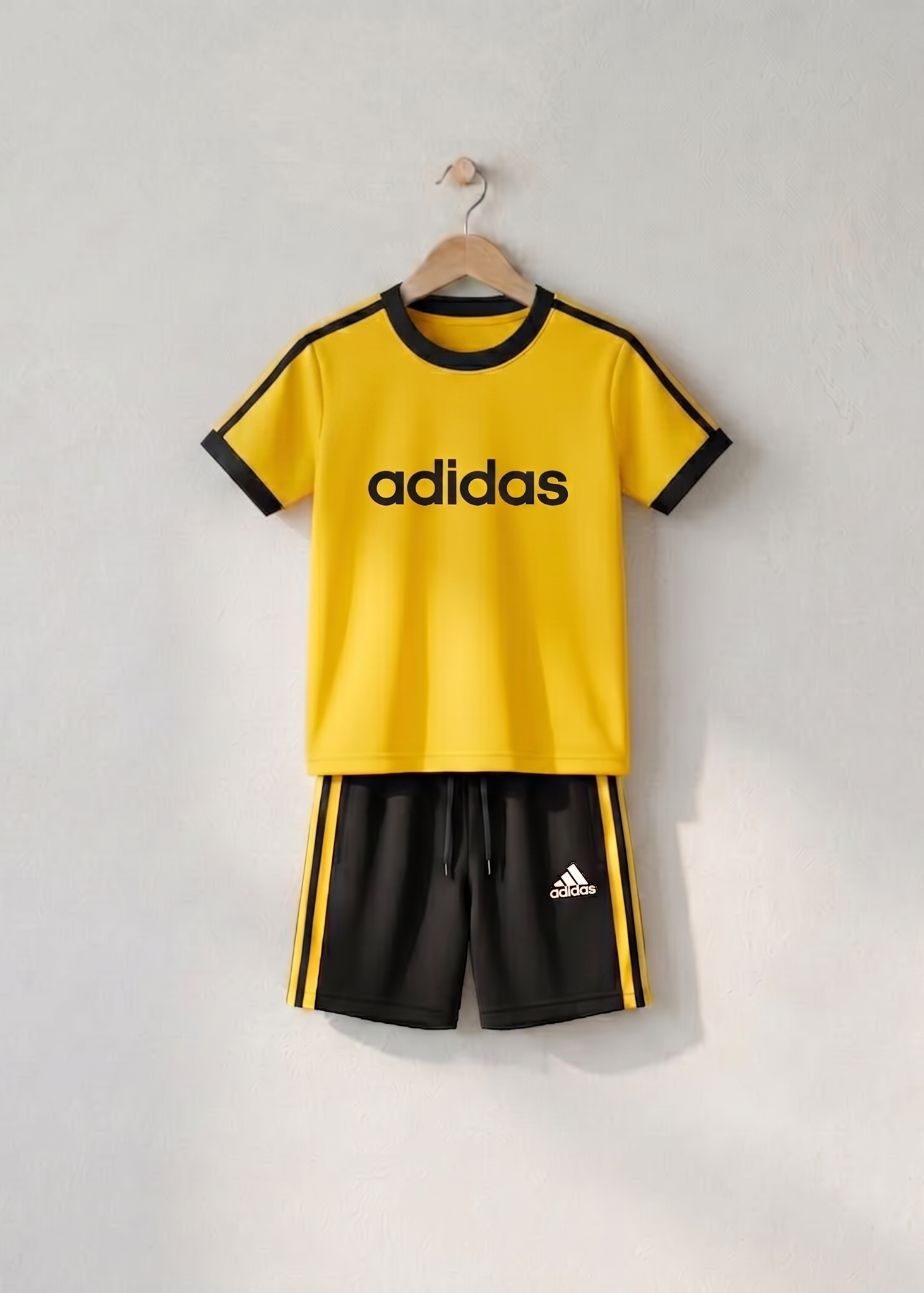 yellow track suit kid